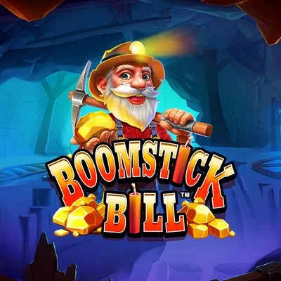 Boomstick Bill slot logo by High Limit Studio at Spinjo Casino