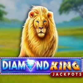 Diamond King Jackpots logo by SpinPlay Games Spinjo Casino