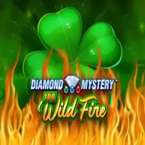 Diamond Mystery 100 Wild Fire casino game by Greentube – featured logo at Spinjo Casino