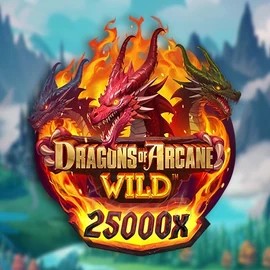 Dragons of Arcane Wild by Foxium, showcased at spinjos.it – game logo