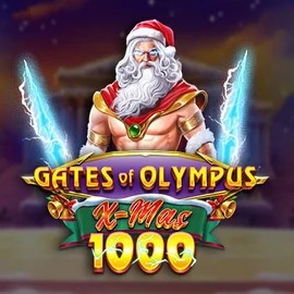 Gates of Olympus Xmas 1000 logo by Pragmatic Play Spinjo Casino