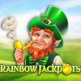Rainbow Jackpots by Red Tiger Gaming, showcased at spinjos.it – game logo