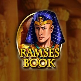 Official Slots logo: Ramses Book Deluxe by Gamomat at Spinjo Casino