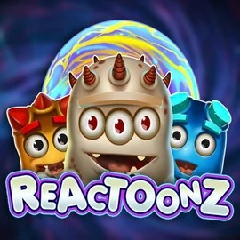 Reactoonz logo by Play'n GO Spinjo Casino