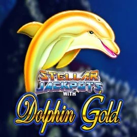Dolphin Gold with Stellar Jackpots by Lightning Box Game, showcased at spinjos.it – game logo