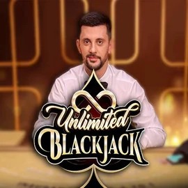 Unlimited Blackjack logo by Ezugi Spinjo Casino